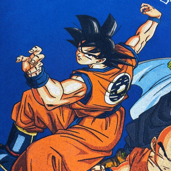 Dragon Ball Z T-Shirt Men's XL‎ Blue Goku Vegeta Krillin Piccolo Ripple Junction - Picture 15 of 16